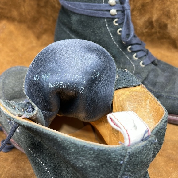 Rag & Bone Green Suede Rugged Ankle Boots - Picture 8 of 11